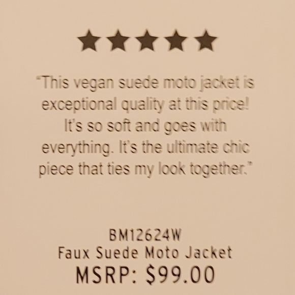 BB Dakota by Steve Madden Ladies Suede Moto Jacket Olive - Picture 6 of 10